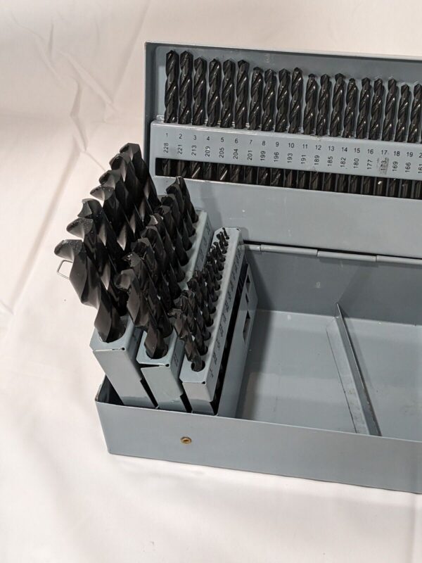 Interstate Drill Bit Set: Jobber Length Drill Bits, 115 Pc 118 ° 01186709