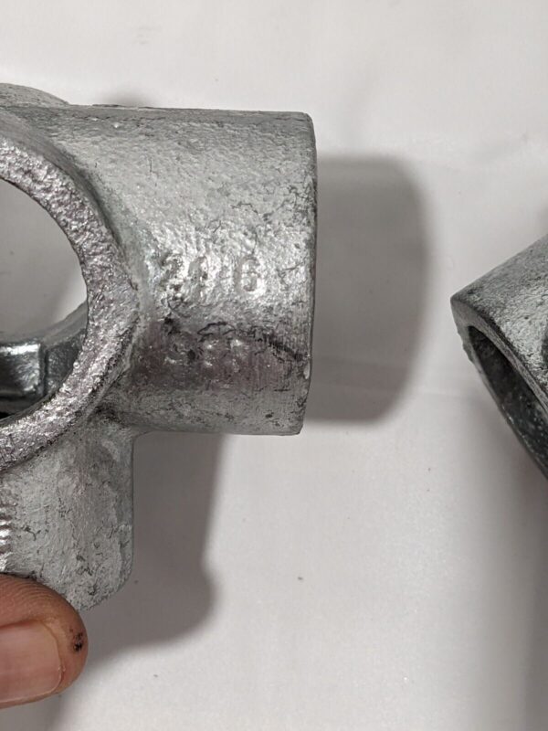 KEE 1" Pipe, Side Outlet Tee, Malleable Iron Tee Pipe Rail Fitting Qty 5 21-6