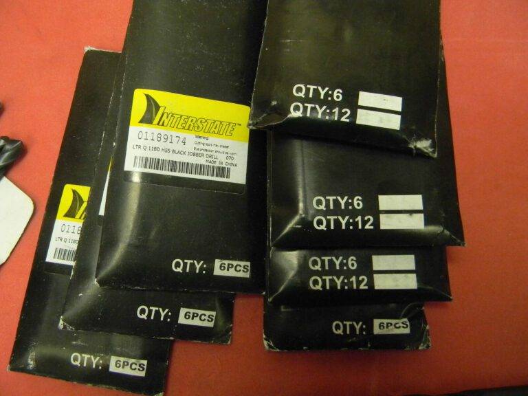 Interstate Jobber Length Drill Bits 3-7/16" x 4-3/4" HSS Oxide Qty. 51 01189174