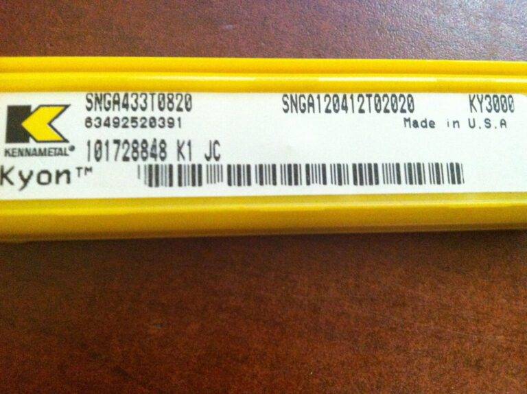 Kennametal Ceramic Kyon Inserts SNGA433T0820 Grade KY3000 Qty. 3 USA