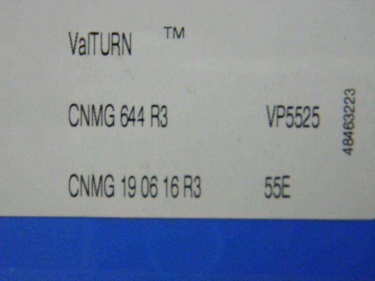 Valenite Carbide Turning Inserts CNMG644R3 VP5525 VALTURN Qty. 10 #01489
