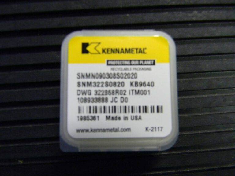 Kennametal Turning Insert SNM322S0820 Grade KB9640 1985361