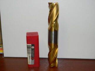 Cleveland 1" x 1-7/8" x 6.3750" HSS 30º 3-Flute TiN Double End Mill USA #C39616