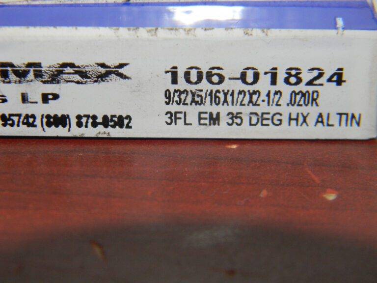 ProMax #106-01824 9/32" x 5/16" x 1/2" x 2-1/2" 3F Carbide AlTiN HH End Mill