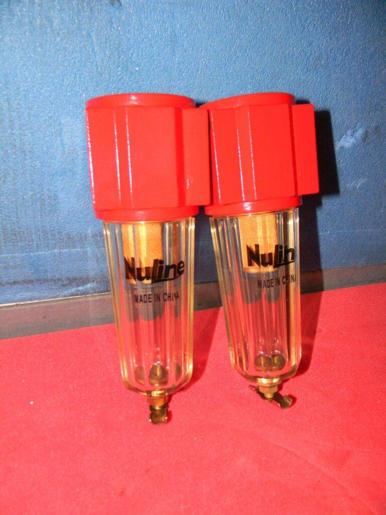 Nuline #CSA0123 3/8" Pipe Polycarbonate Bowl Heavy Duty Full Size Filters