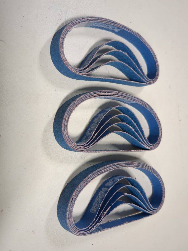 Dynabrade Abrasive Belt 14pc 1/2" Wide 12" OAL 80 Grit Zirconia Alumina 79012