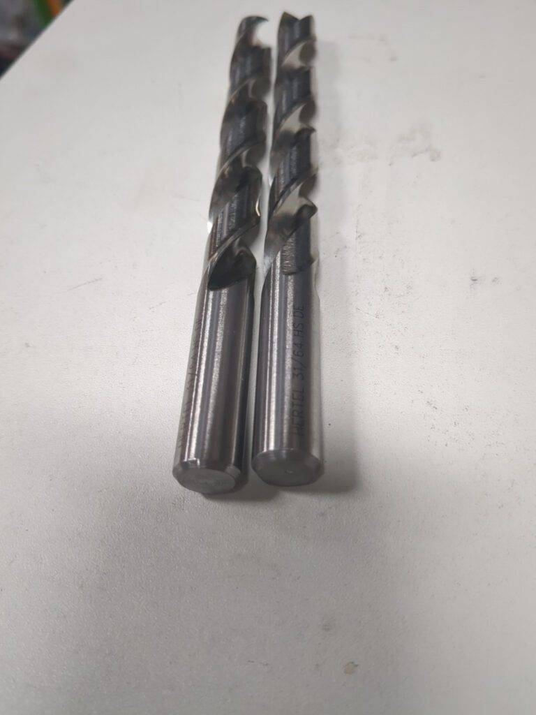 Hertel 2pk Jobber Length Drill Bits: 31/64" (0.4844) Dia, 118 deg, HSS 85703627