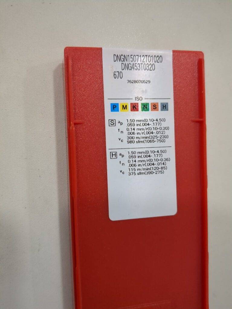 SANDVIK COROMANT 10pc Turning Inserts DNG453T0320 670, Ceramic 5731580