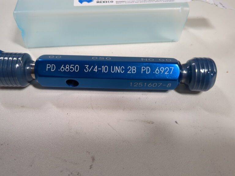 OSG Plug Thread Gage: 3/4-10 Thread, 2B Class, Double End 1500103100LF