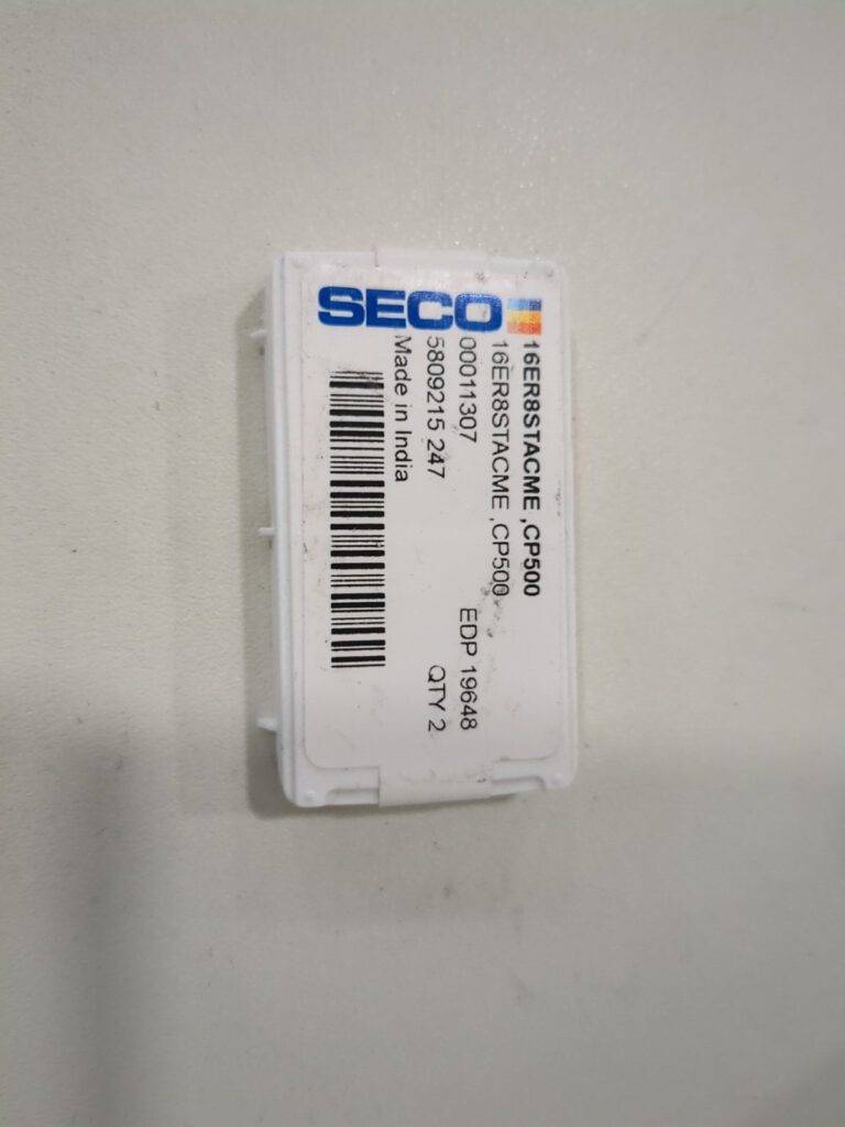 SECO 2pc Laydown Threading Inserts 16ER8STACME CP500 CRB Carbide 00011307