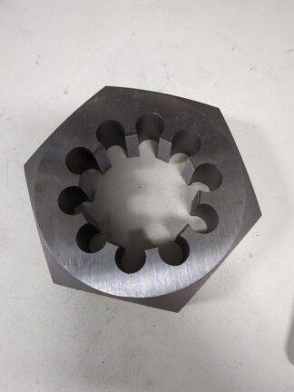 Hex Rethreading Die: 2-1/2-18, Right Hand, Carbon Steel 365-2328