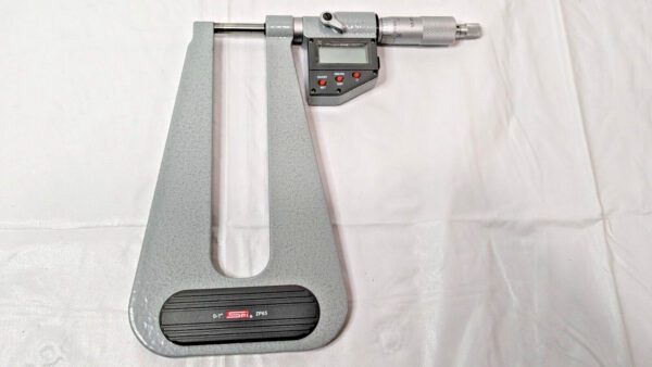 SPI Digital Deep Throat Micrometer 0-1" Range X 6" Throat Depth 17-777-4