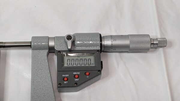 SPI Digital Deep Throat Micrometer 0-1" Range X 6" Throat Depth 17-777-4