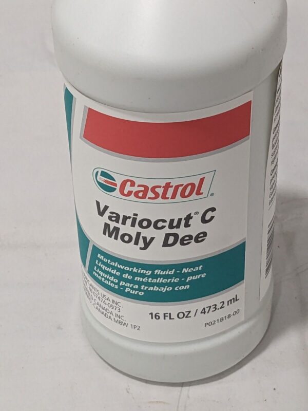 Castrol Variocut C Moly Dee, Liquid, 16 oz Bottle 156F2B