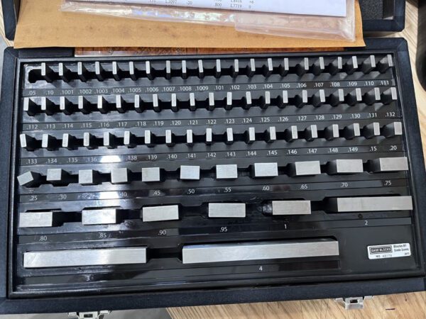 IMGAGES Gage Block Set: 0.05 to 4'' Range, 81 Pc, Economy Grade, Steel 630-4115