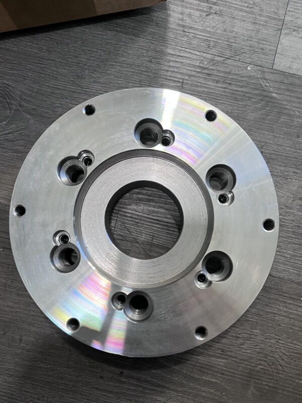 Buck Chuck Lathe Chuck Adapter Back Plate: 8" Chuck, for Self-Centering Chucks