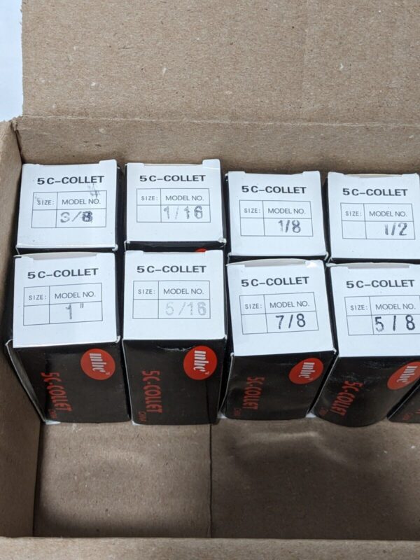 MHC 18 Piece, 1/16 to 1-1/8″ Capacity, 5C Round Collet Set 09632357