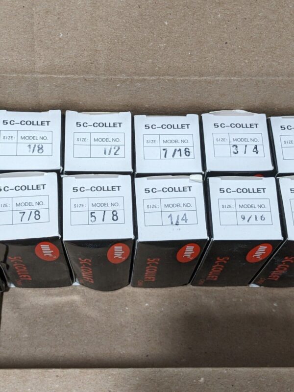 MHC 18 Piece, 1/16 to 1-1/8″ Capacity, 5C Round Collet Set 09632357