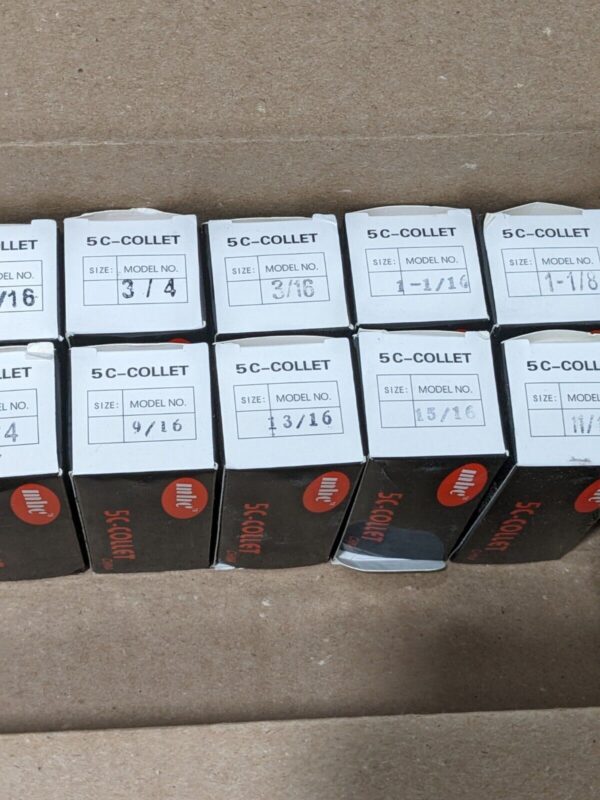 MHC 18 Piece, 1/16 to 1-1/8″ Capacity, 5C Round Collet Set 09632357