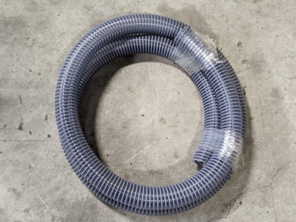 Clear PVC Duct Hose 20 Ft. x 3-1/2 In. ID 4 In. Bend Radius