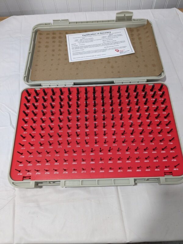 VERMONT GAGE Class ZZ Plug Gage Set: 0.0615 to 0.2505" Range, 190 Pc 901400400