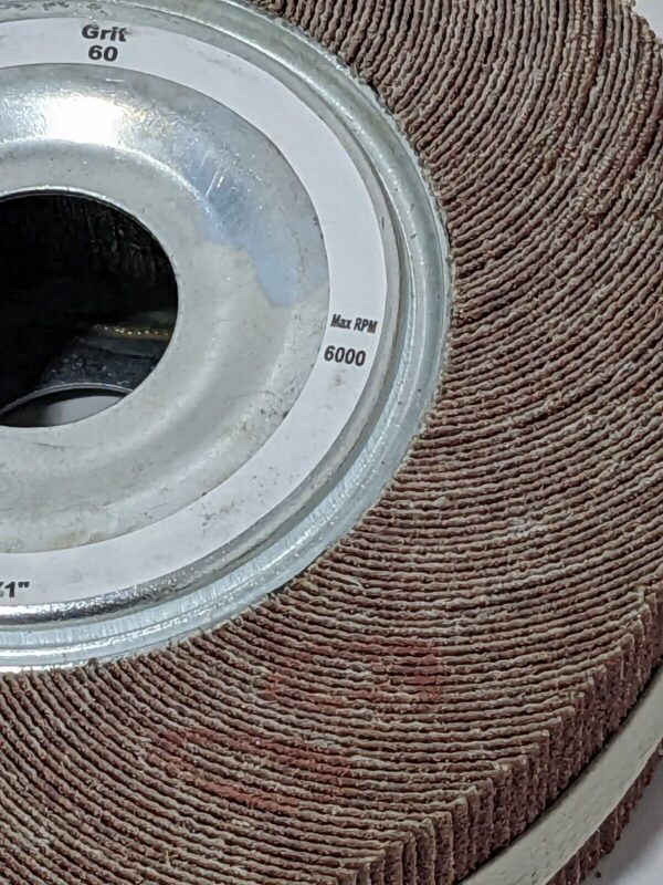 Tru-Maxx Unmounted Flap Wheel 6" x 1-1/2", 60 Grit, AO 87662417