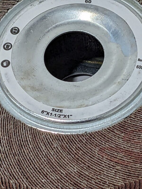 Tru-Maxx Unmounted Flap Wheel 6" x 1-1/2", 60 Grit, AO 87662417