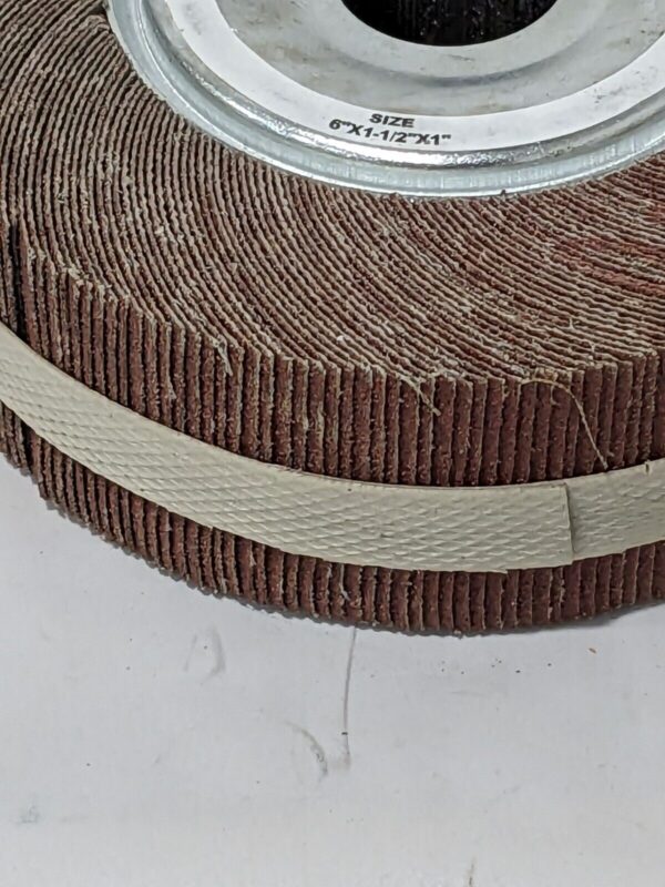Tru-Maxx Unmounted Flap Wheel 6" x 1-1/2", 60 Grit, AO 87662417