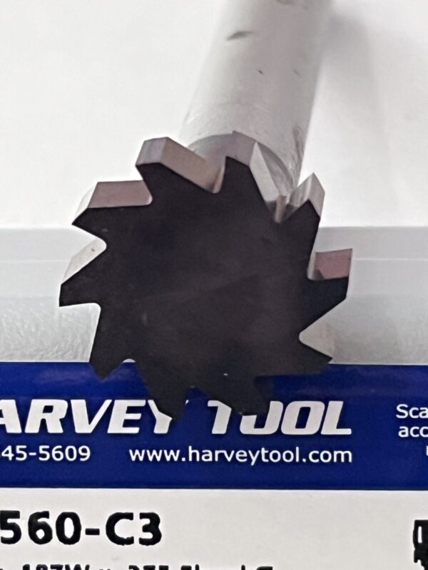 Harvey Tool Woodruff Keyseat Cutter 3/4" Cut Dia Straight Tooth
