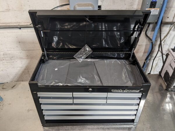 Pro Source Top Chest Tool Box 9 Drawer 26 x 18 x 16 Steel Black SCRATCH N DENT