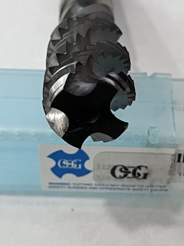 OSG Straight Flute Tap: 3/4-16 UNF, 4 Fl Bottoming Chamfer, 3B Class of Fit