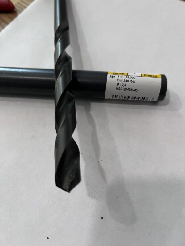 Guhring Taper Length Drill Bit: Series 217, 12.1 mm Dia, 118 ° Point HSS