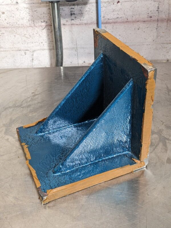 Double Web Cast Iron Machined Angle Plate 10" x 10" x 10" Parts / Repair
