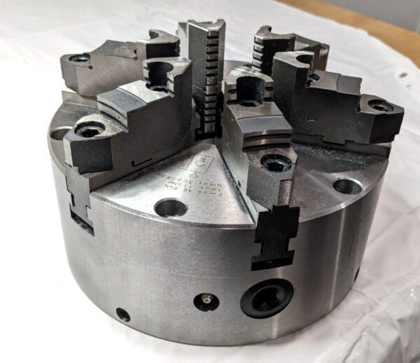 Pratt Burnerd 8" SETRITE 6-Jaw Scroll Chuck Plain Back 3000 Max RPM 0826300