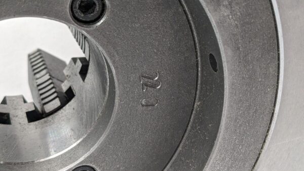 Pratt Burnerd 8" SETRITE 6-Jaw Scroll Chuck Plain Back 3000 Max RPM 0826300
