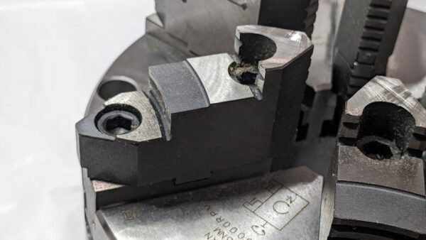 Pratt Burnerd 8" SETRITE 6-Jaw Scroll Chuck Plain Back 3000 Max RPM 0826300