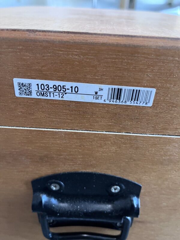 Mitutoyo Mechanical Outside Micrometer Set: 12" Measurement 103-905-10