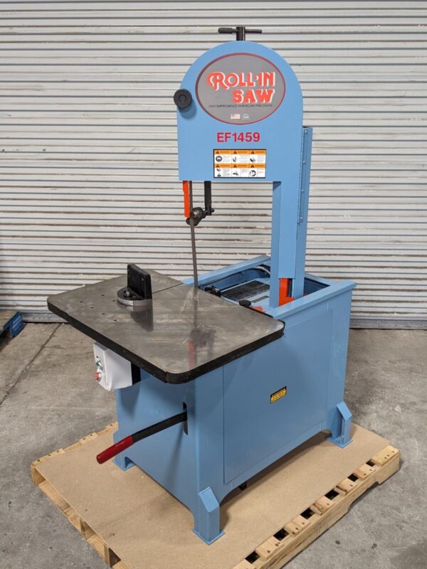 Roll-In Saw Gravity Feed Vertical Bandsaw 1 HP 115/230v EF1459 Parts / Repair