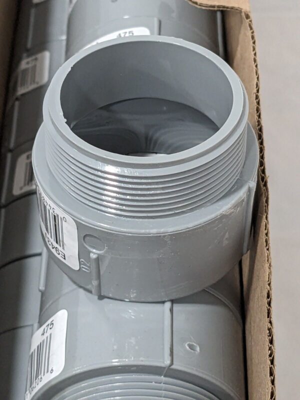 T&B Conduit Male Adapter: For Rigid, PVC, 2" Trade Size Qty 28 E943J
