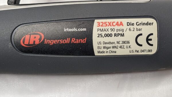 Ingersoll-Rand Straight Air Die Grinder 1/4" Collet 25000RPM 325XC4A