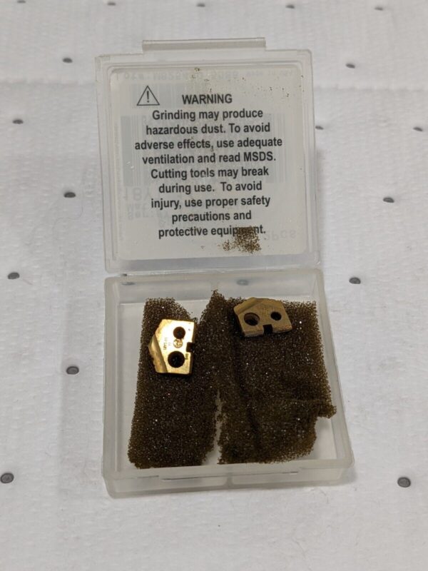 Allied Spade Drill Inserts 11mm Diam 3/32" Thick 132° Angle Qty 2 18YT-11