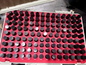 Vermont Gage Class ZZ Plug Gage Set: 0.626 to 0.75" Range, 125 Pc broken case