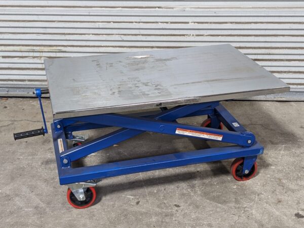 Vestil Mechanical Scissor Lift Cart 1000 lb Cap 40 x 26 Platform Parts / Repair