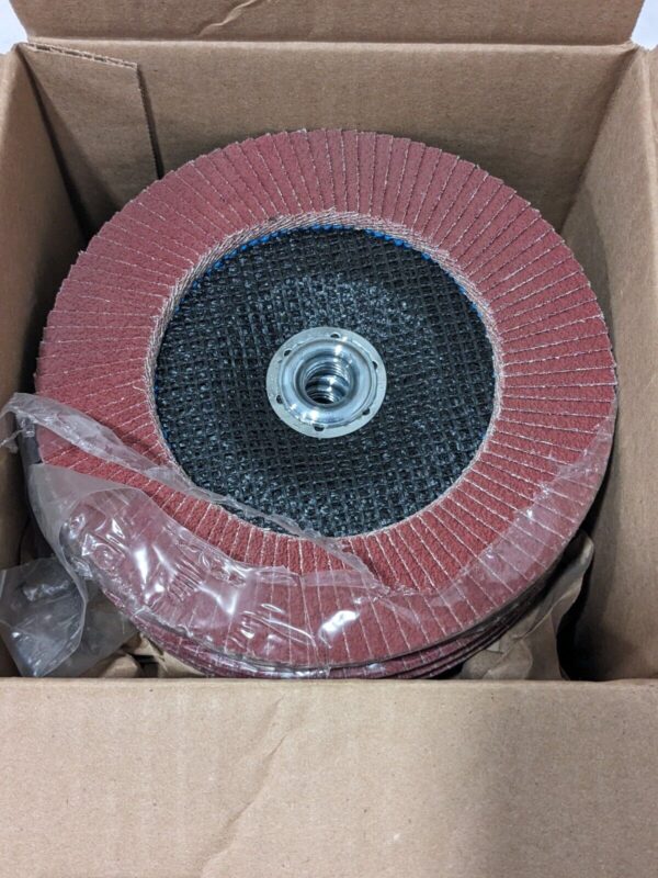 3M Flap Disc: 7" Dia, 40 Grit, Premium Ceramic Alumina, Type 29 Qty 4 7010363298