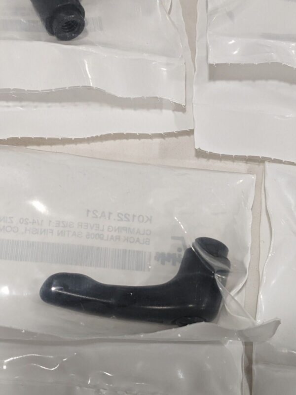KIPP Adjustable Clamping Handle 1/4-20 Thread, Die Cast Zinc Qty 10 K0122.1A21