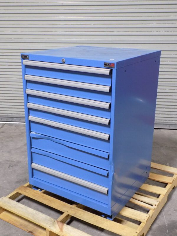 Lista Blue Steel Storage Cabinet 8 Drawer 41 x 28 x 28 Parts / Repair