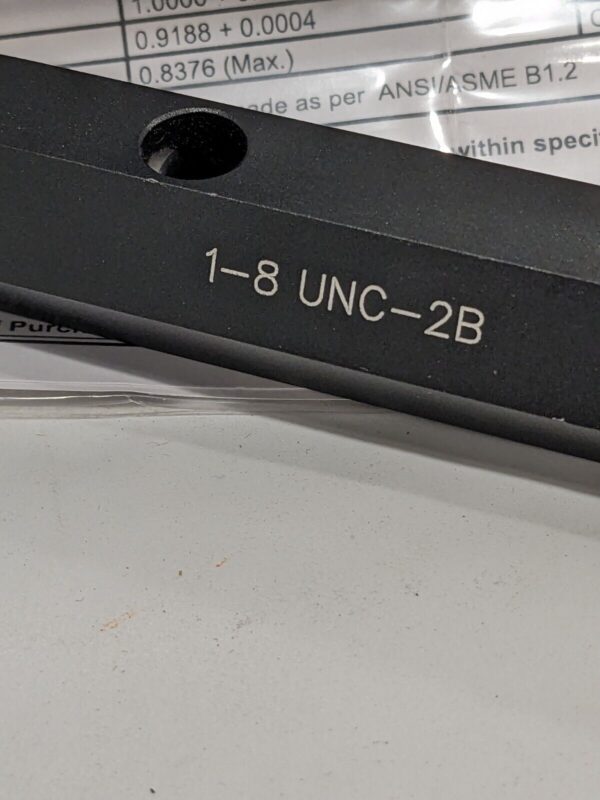 SPI Plug Thread Gage: #1-8 Thread, 2B Class, Go & No Go 34-429-1