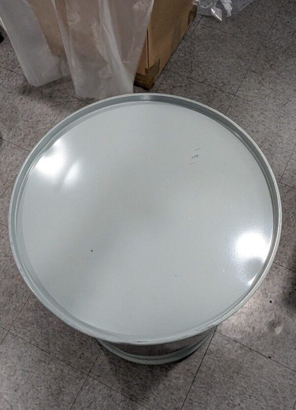 Justrite 30 Gal Cease-Fire Waste Receptacle Safety Drum Gray CAN ONLY 26014