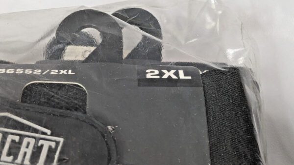 6 PAIRS Ironcat Heavy Duty Goatskin Gloves ANSI A3 White/Black 2XL 86552/2XL