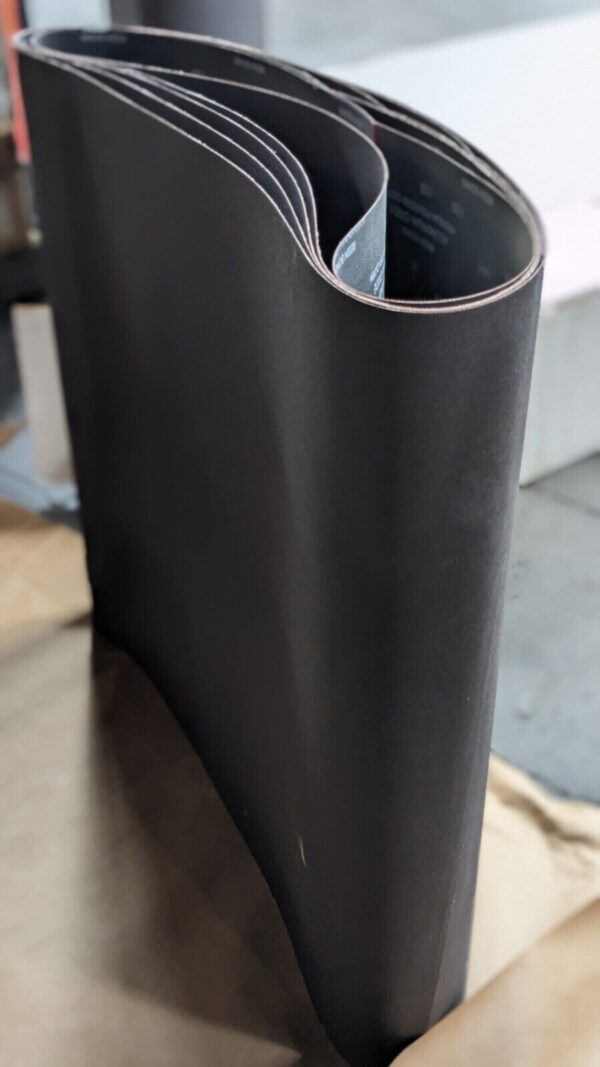 CASE OF 5 Norton Gemini R766X AO Plyweld Abrasive Belts 30"x72" 120G 69957319697